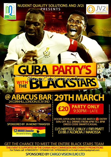 GUBA Party With The BlackStars At Abacus In London GUBA Party With The BlackStars At Abacus In London