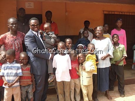 Fred Numah And Ebenezer Noye With Christ Faith Foster Home Children Fred Numah And Ebenezer Noye With Christ Faith Foster Home Children