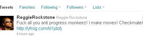 Reggie Rockstone Tweet