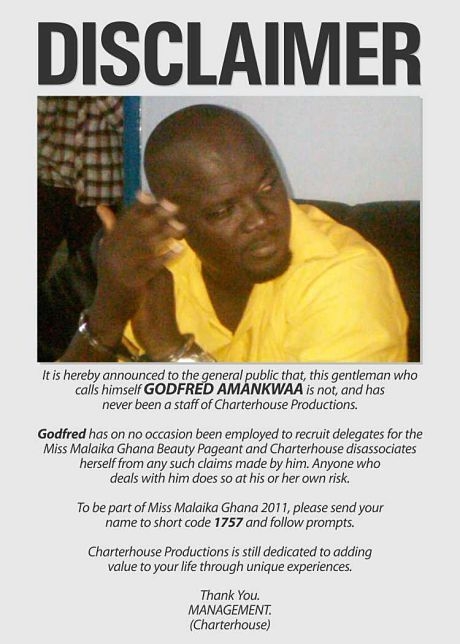 Arrested Godfred Amankwaa Arrested Godfred Amankwaa