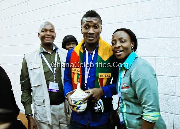 Asamoah Gyan At Travel Market3
