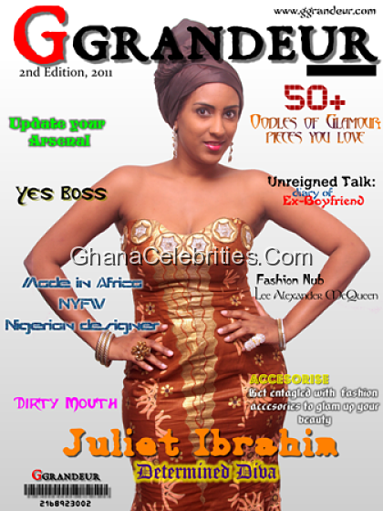 Juliet Ibrahim Covers Grandeur Magazine Juliet Ibrahim Covers Grandeur Magazine