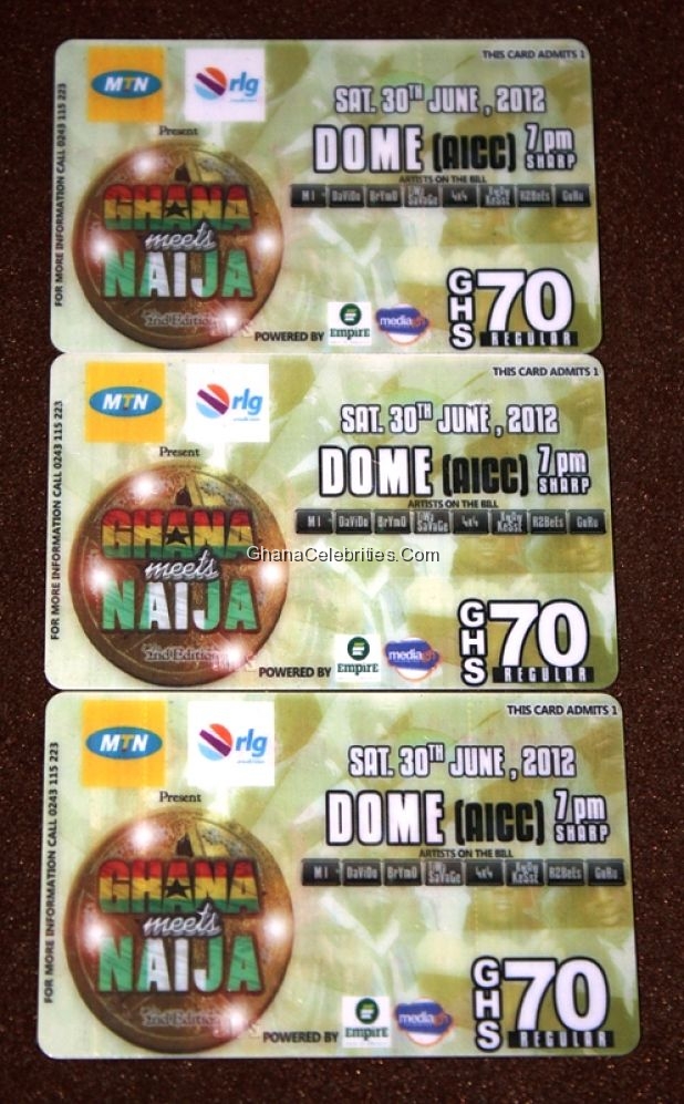 Ghana Meets Naija Tickets