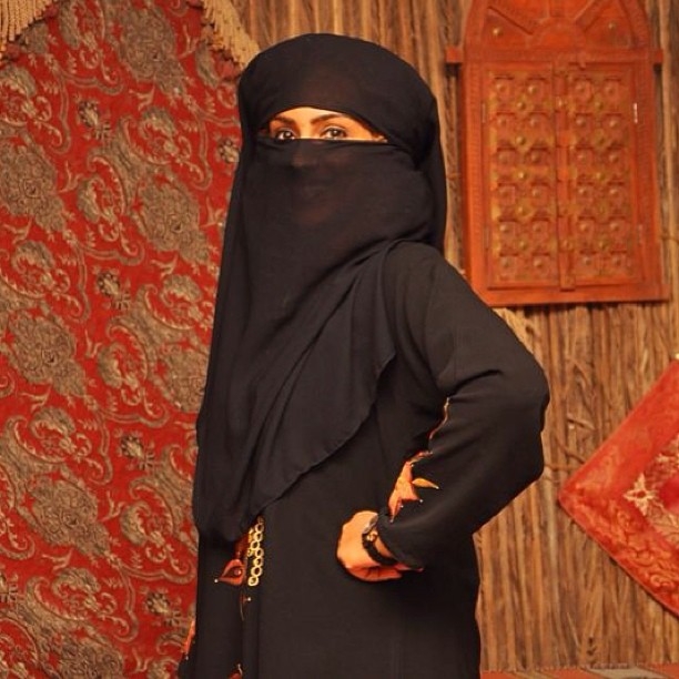 Juliet Ibrahim1 Arabian Nights: Juliet Ibrahim rocks a burqa in Dubai
